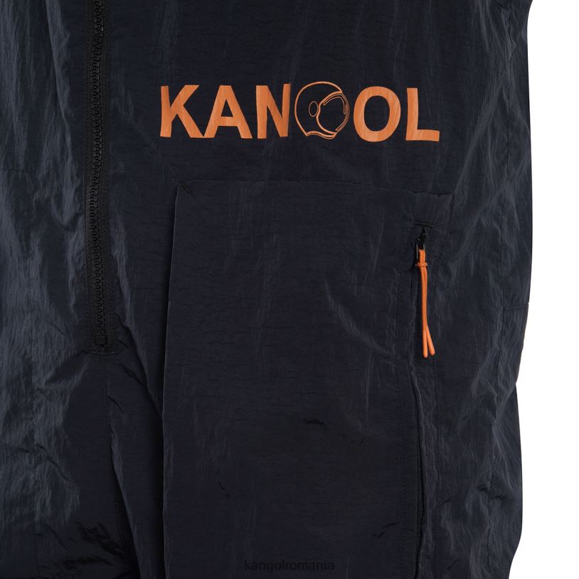 pantaloni | Kangol unisex negru salopete din lumea asta 0VJ20996