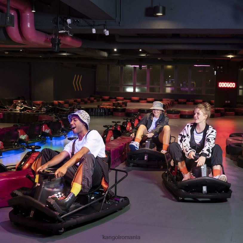 pantaloni | Kangol unisex negru salopete din lumea asta 0VJ20996